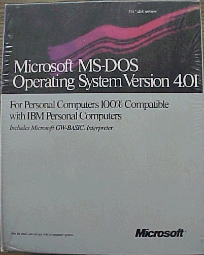 Pacchetto MS-DOS 4.01