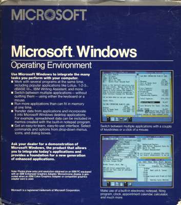 Pacchetto Microsoft Windows 1.01