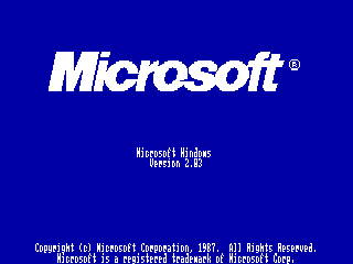 Schermata di avvio Windows 2.03