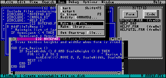 Esempio di codice Visual Basic for DOS