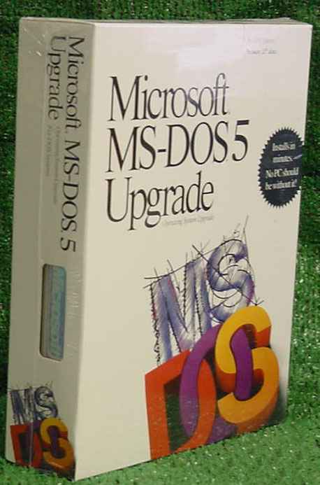 Pacchetto MS-DOS 5.0 Upgrade