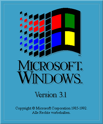 Schermata di avvio Windows 3.1